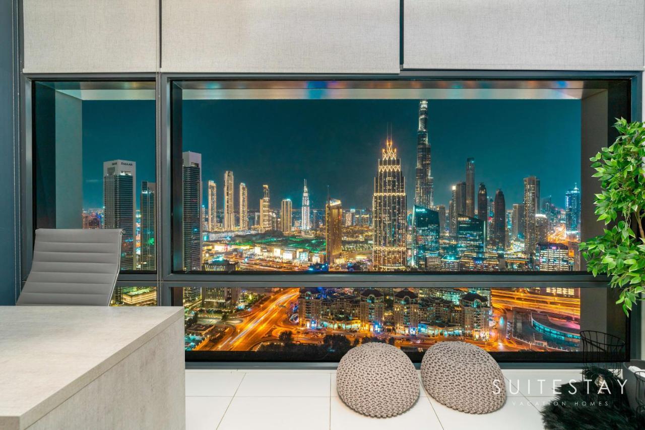 Breathtaking Panoramic Burj Khalifa Skyline View Suite ドバイ エクステリア 写真